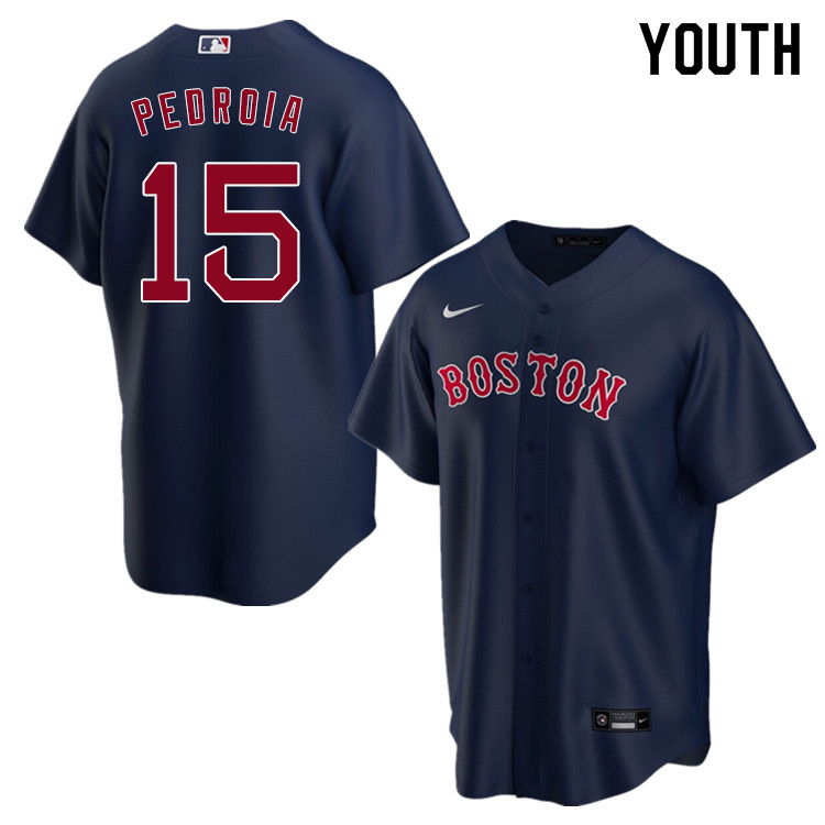 Nike Youth #15 Dustin Pedroia Boston Red Sox Baseball Jerseys Sale-Navy